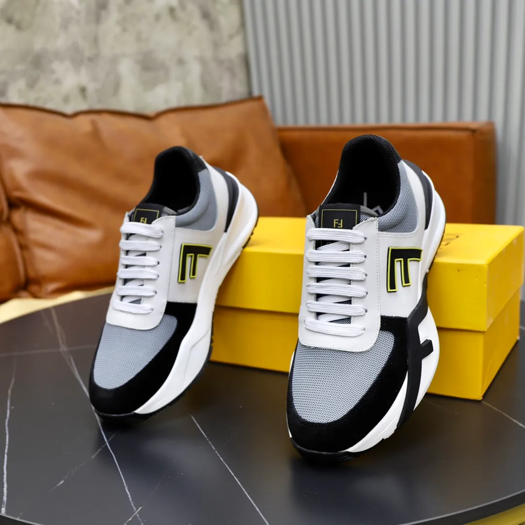 Men's men's shoes 290🔥Brand: FENDI Size: 38-44 (45, 46 customized) Grade: Original quality High version Material: Imported cowhide ➕ High-quality and comfortable lining Original lightweight non-slip outsole Style category: Travel Fashion casual shoes Versatile trend